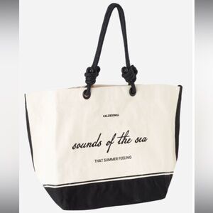 NWT Calzedonia Sounds of the Sea Beach Bag
